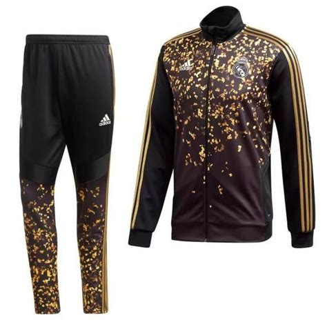 adidas trainingspak meisjes zwart goud|Adidas kinder trainingspak.